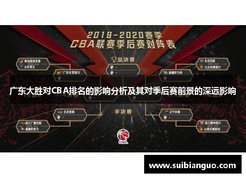 广东大胜对CBA排名的影响分析及其对季后赛前景的深远影响